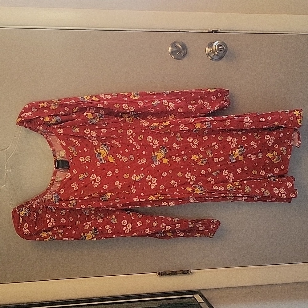 Disney Winnie the Pooh dress, Size 0 or Juniors Extra Large, Fits woman sz 12/14